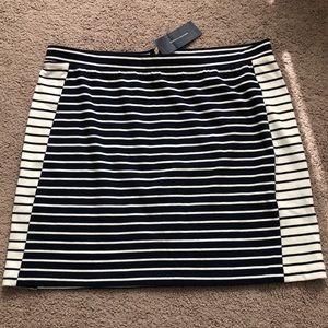 Tommy Hilfiger Navy Striped Skirt